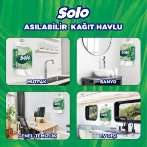 Solo Asılabilir Kağıt Havlu 1=7 - 7