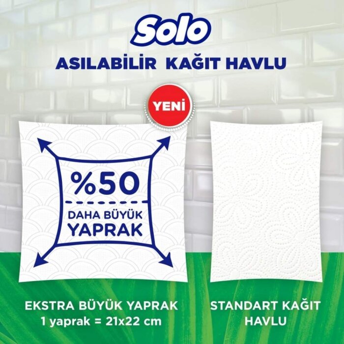 Solo Asılabilir Kağıt Havlu 1=7 - 6