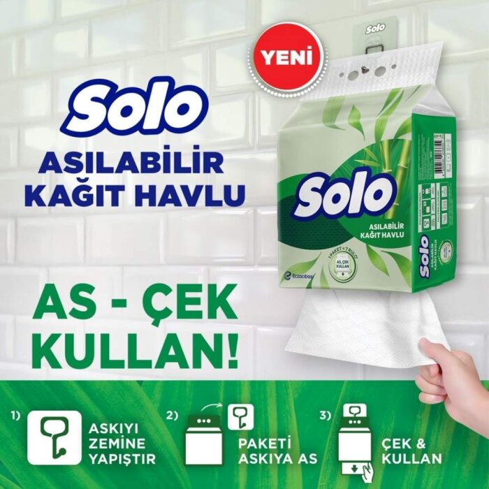 Solo Asılabilir Kağıt Havlu 1=7 - 4