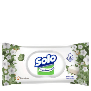 Solo Beyaz Sabun Islak Mendil 90'lı - Solo