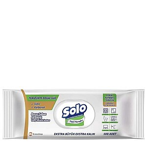 Solo Beyaz Sabun Yüzey Temizlik Mendili 100'lü - Solo
