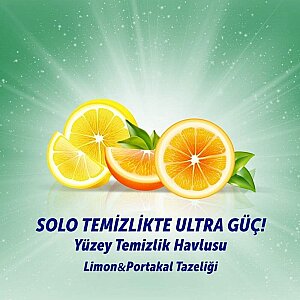 Solo Limon&Portakal Yüzey Temizleme Mendili 100'lü - 5