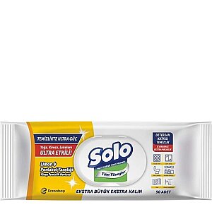 Solo Limon&Portakal Yüzey Temizleme Mendili 100'lü - Solo