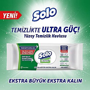 Solo Sedir&Yasemin Yüzey Temizlik Mendili 100'lü - 5