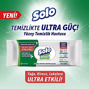 Solo Sedir&Yasemin Yüzey Temizlik Mendili 100'lü - 2