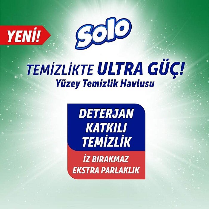 Solo Sedir&Yasemin Yüzey Temizlik Mendili 100'lü - 3