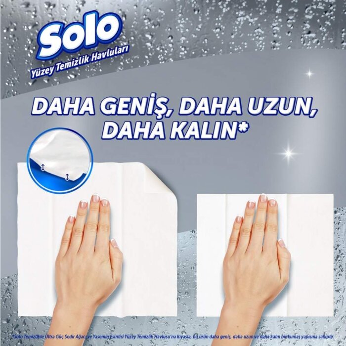 Solo Ultra Güç Aquablock Yüzey Temizlik Havlusu 30'lu - 5