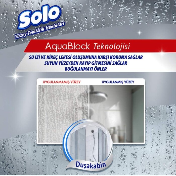 Solo Ultra Güç Aquablock Yüzey Temizlik Havlusu 30'lu - 3