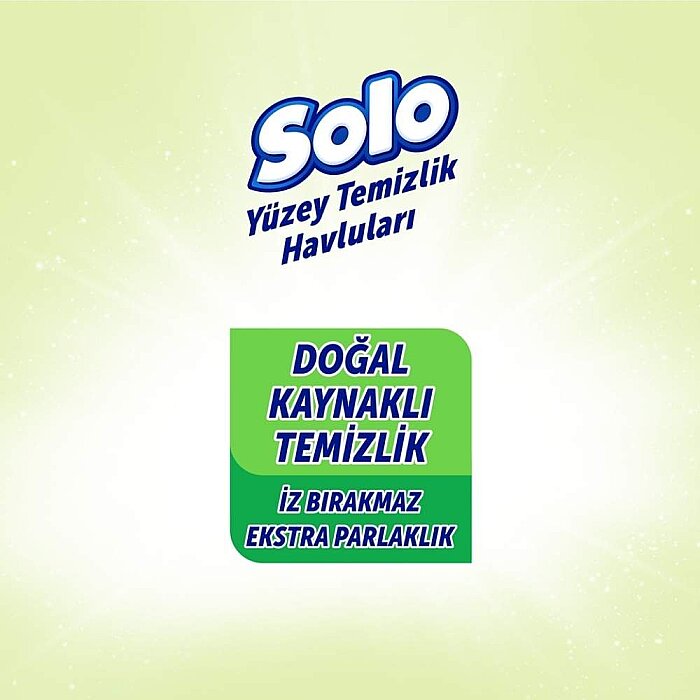 Solo Yüzey Temizleme Mendili 100'lü Bahar Çiçekleri - 4