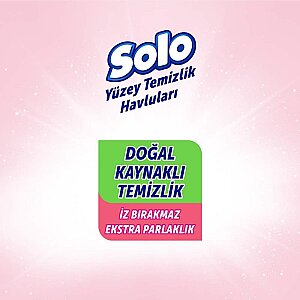 Solo Yüzey Temizleme Mendili 100'lü Kiraz Çiçeği - 4