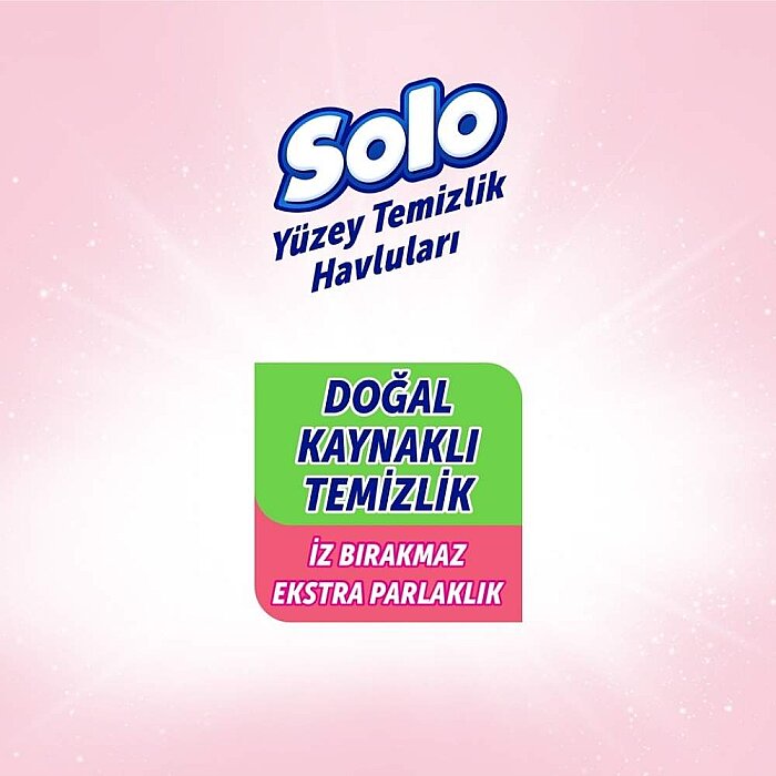 Solo Yüzey Temizleme Mendili 100'lü Kiraz Çiçeği - 4
