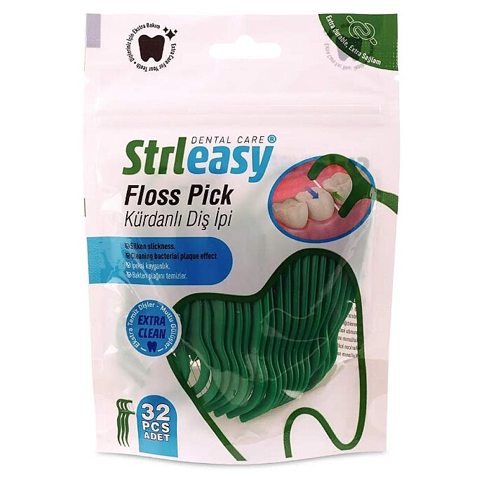 Strleasy Diş İpi Kürdanlı 32'li - 1