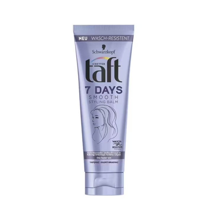 Taft 7 Days Smooth Styling Balm Şekillendirici Losyon Düz Saçlar 75 Ml - 1