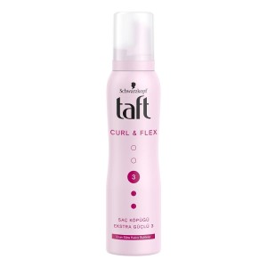 Taft - Taft Curl&Flex Mousse Ekstra Güçlü Saç Köpüğü 150 Ml