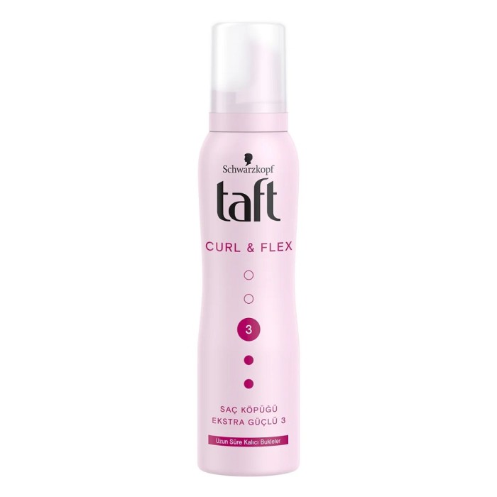 Taft Curl&Flex Mousse Ekstra Güçlü Saç Köpüğü 150 Ml