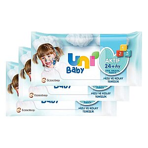 Uni Baby Islak Cep Mendili Aktif 3x15 - 2