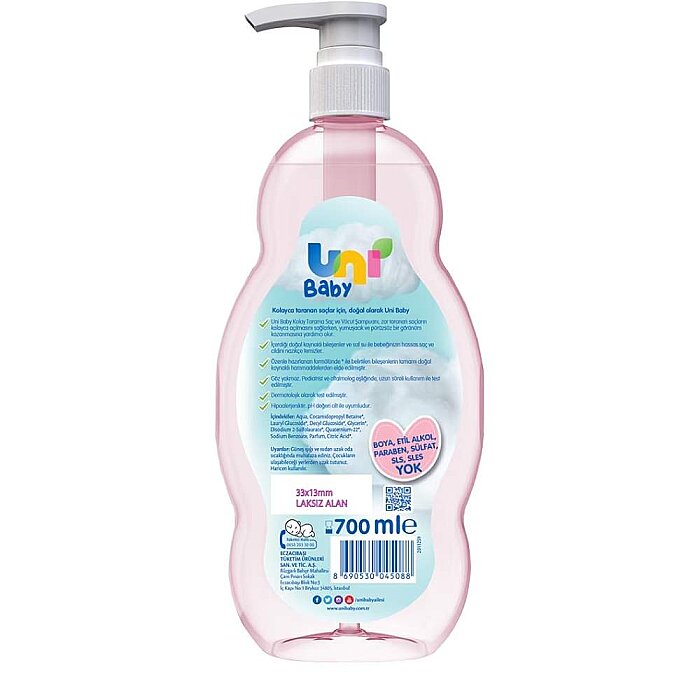 Uni Baby Kolay Tarama Şampuanı 700 Ml - 2