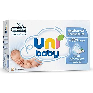 Uni Baby Newborn&Premature Islak Havlu 3X40'lı - 2