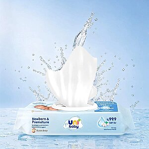Uni Baby Newborn&Premature Islak Havlu 40'lı - 3