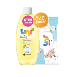Uni Baby Şampuan 750 Ml + Uni Wipes Havlu 15'li Set - Uni