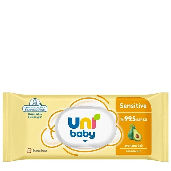Uni Baby Sensitive Avokado Özlü Islak Havlu 90'lı - 1
