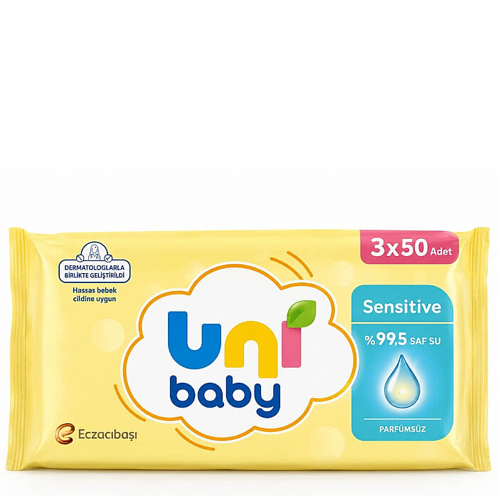 Uni Baby Sensitive Islak Havlu 3X50'li - 1