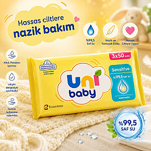 Uni Baby Sensitive Islak Havlu 3X50'li - 2