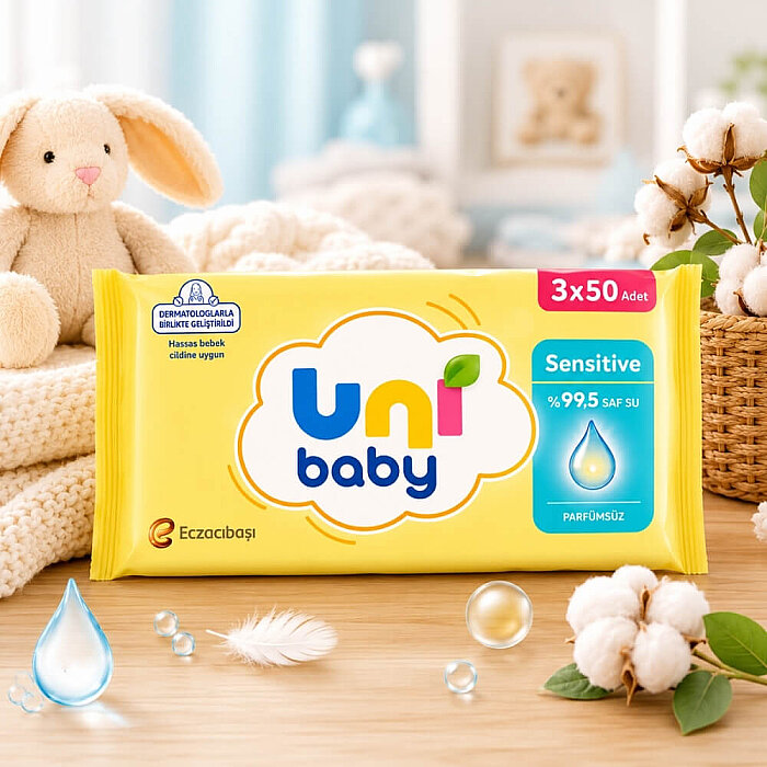 Uni Baby Sensitive Islak Havlu 3X50'li - 3