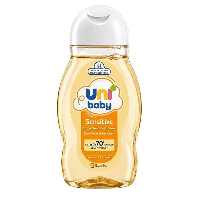 Uni Baby Sensitive Saç ve Vücut Şampuanı 200 Ml - 1