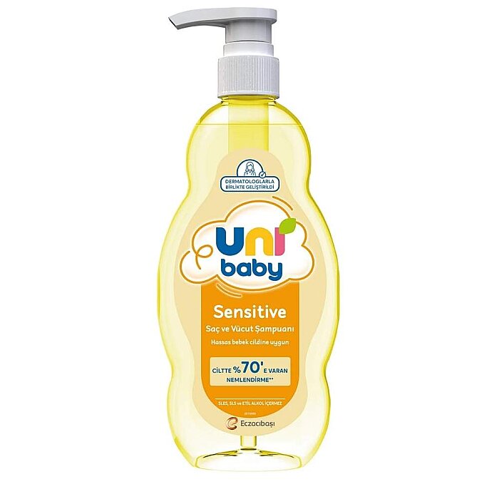 Uni Baby Sensitive Saç ve Vücut Şampuanı 500 Ml - 1
