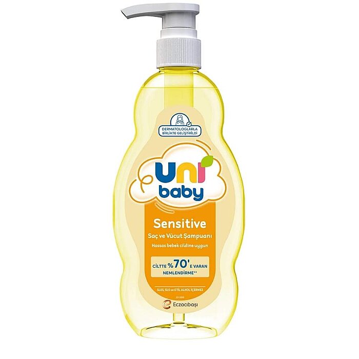 Uni Baby Sensitive Saç ve Vücut Şampuanı 700 Ml - 1
