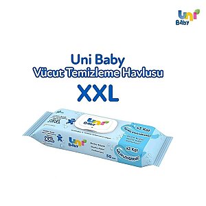 Uni Baby Vücut Temizleme XXL Havlu 50'li - 2