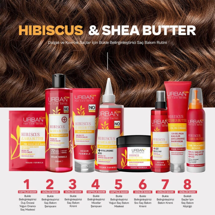 Urban Care Curl Hibiscus&Shea Butter Hair Mask 50 Ml - 4