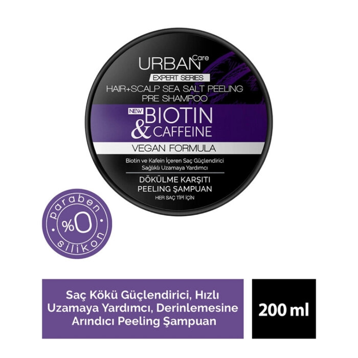 Urban Care Expert Biotin&Caffein Dökülme Karşıtı Peeling Şampuan 200 Ml - 2
