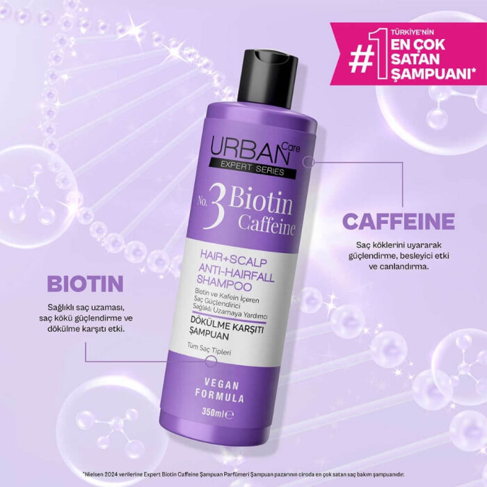 Urban Care Expert Biotin&Caffein Dökülme Karşıtı Şampuan 350 Ml - 4