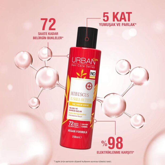 Urban Care Hibiscus&Shea Butter Saç Bakım Kremi 250 Ml - 3