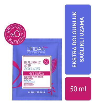 Urban Care Hyaluronic Acid&Collagen Pre Hair Mask 50 Ml