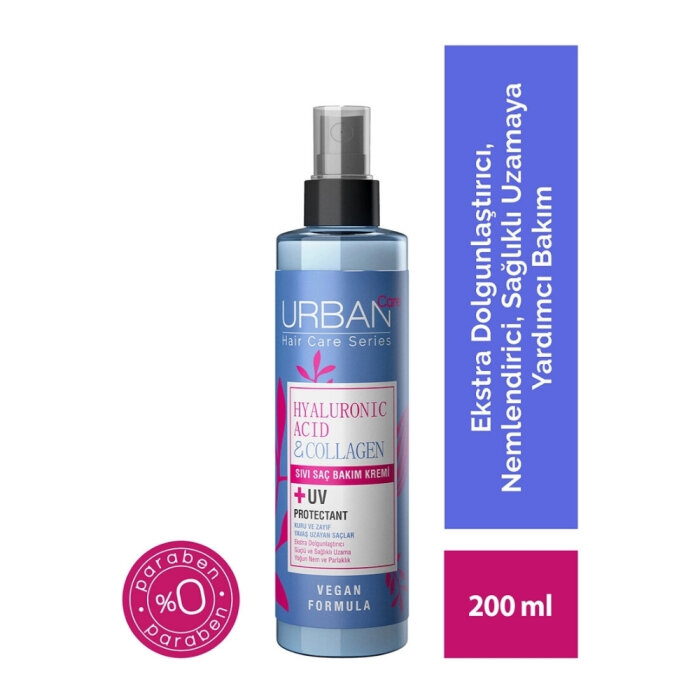 Urban Care Hyaluronic Acid&Collagen Sıvı Saç Bakım Kremi 200 Ml - 2