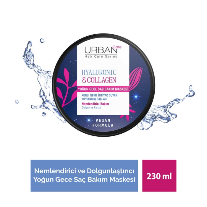 Urban Care Hyaluronik Asit & Kolajen Gece Saç Bakım Maskesi 230 Ml - 2