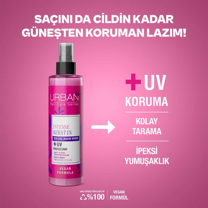Urban Care Intense&Keratin Sıvı Saç Kremi 100 Ml - 3