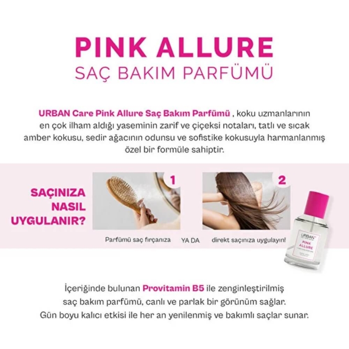 Urban Care Pink Allure Saç Parfümü 50 Ml - 4
