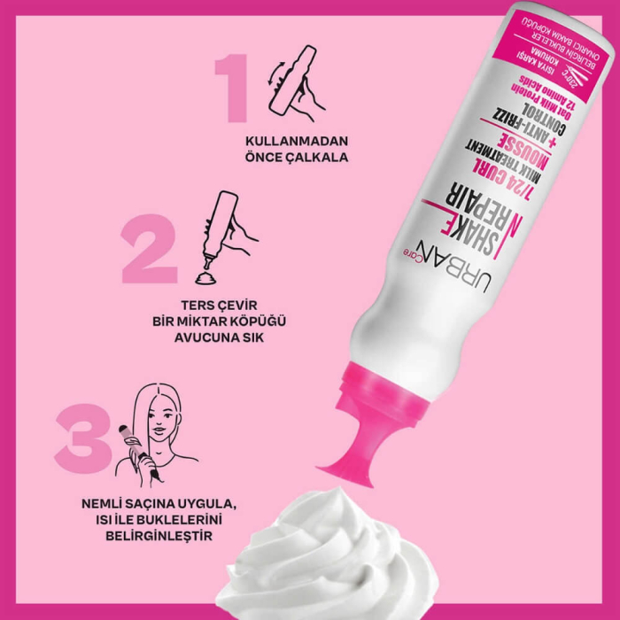 Urban Care Shake N Repair 7/24 Anti-Frizz Saç Bakım Köpüğü 150 Ml - 4
