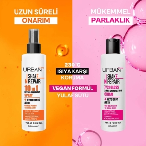 Urban Care Shake N Repair 7/24 Gloss Lamination Saç Bakım Kremi 200 Ml - 4