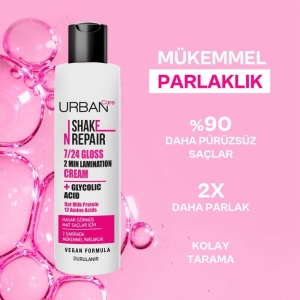Urban Care Shake N Repair 7/24 Gloss Lamination Saç Bakım Kremi 200 Ml - 3