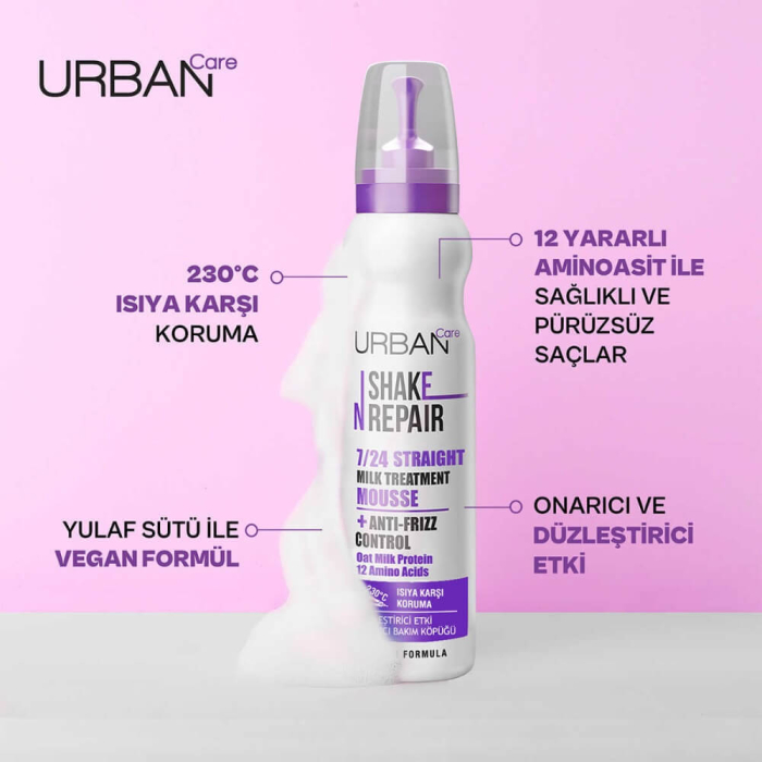 Urban Care Shake N Repair 7/24 Heat Protection Saç Bakım Köpüğü 150 Ml - 3