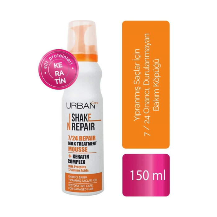 Urban Care Shake Repair 7/24 Onarıcı Saç Köpüğü 150 Ml - 2