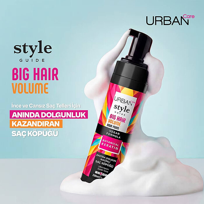Urban Care Style Guide Big Hair Volume Mousse 200 Ml - 2