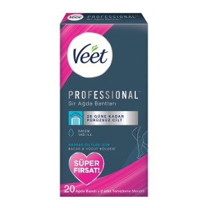 Veet - Veet Professional Ağda Bantları Hassas Ciltler 20 Adet