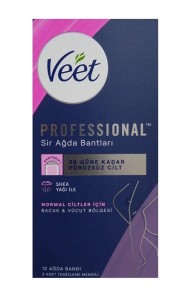 Veet - Veet Professional Ağda Bantları Normal Ciltler 12 Adet