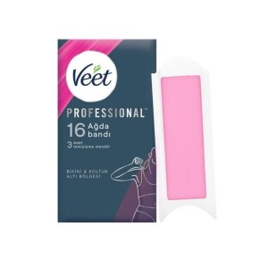 Veet - Veet Professional Sir Ağda Bandı Bikini Ve Koltuktaltı Bölgesi Normal Ciltler 16 Adet